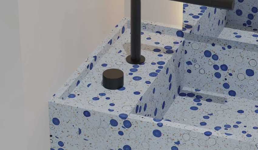 Терраццо Blue Ocean